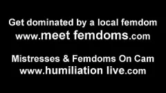 play Redhead Femdom Crushes Sub's Balls in Intense BDSM Pov Fetish